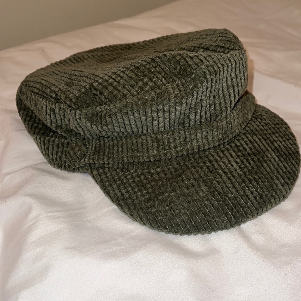 corduroy cabbie hat